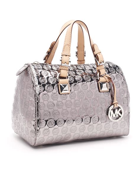 michael kors grayson medium tasche|Grayson Medium Metallic Empire Monogram Satchel .